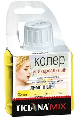 Колер Ticiana Mix, универсальный, лимонный, 80 мл купить в СОМ