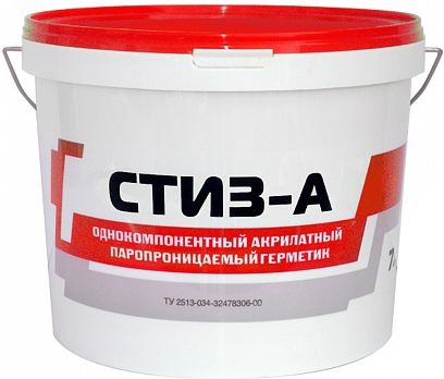 Герметик акрилатный однокомпонентный Стиз-А, 7 кг купить в СОМ