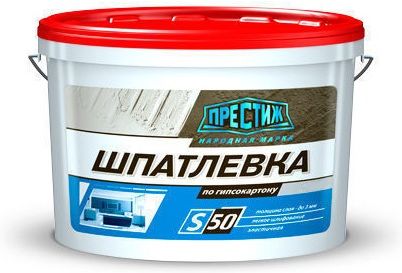 Шпатлевка акриловая по гипсокартону Престиж, 5 кг купить в СОМ