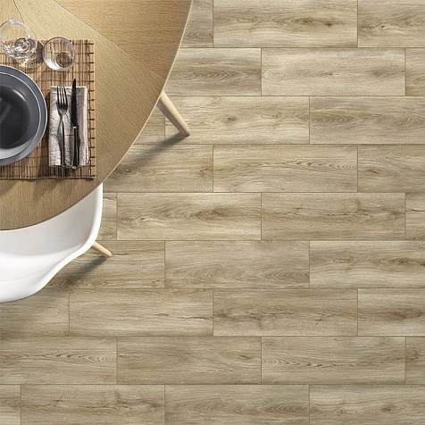 Керамогранит Global Tile Учкудук  Бежевый, 197х600х9.5 мм, 9 шт. = 1.06 кв. м GT206026602MСR купить в СОМ