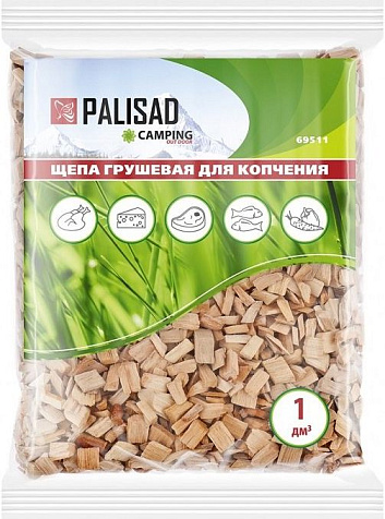 Щепа для копчения Palisad грушевая, 1л купить в СОМ