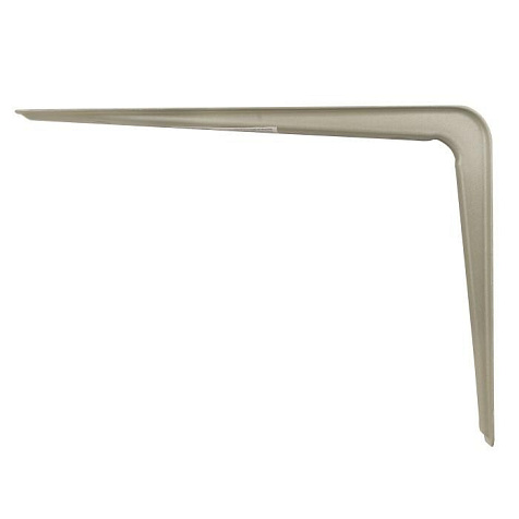 Консоль угловая усиленная SANBERG СТАНДАРТ, 220х150х25х1 серый графит купить в СОМ