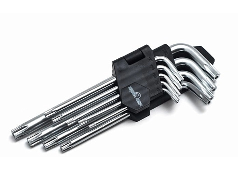 Набор ключей имбусовых СЕРВИС КЛЮЧ Профи, TORX, Т10-Т50, 9предметов купить в СОМ