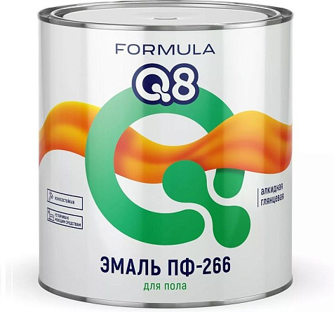 Эмаль ПФ-266 Formula Q8, золотисто-коричневая, 2.6 кг купить в СОМ