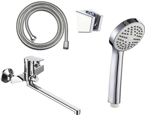 Смеситель для ванны Loranto Inessa LR90287000, латунь, хром купить в СОМ
