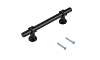 Ручка меб. 3902-128-MB 128мм, MATT BLACK купить в СОМ