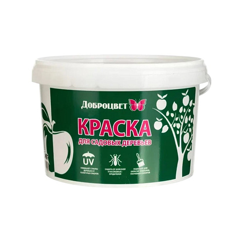 Краска для садовых деревьев Доброцвет, 2.5кг купить в СОМ