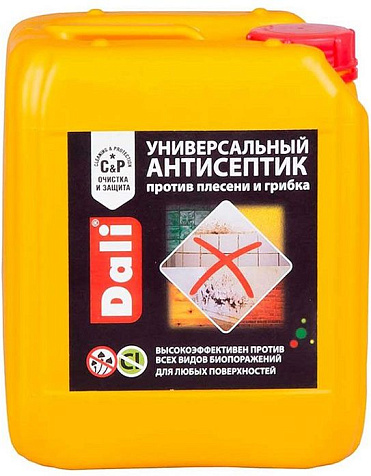 Антисептик универсальный Dali, от плесени и грибка, бесцветный, 5л купить в СОМ