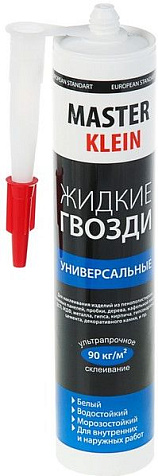 Клей монтажный Master Klein, универсальный, белый, 310мл купить в СОМ