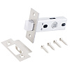 Защёлка врезная АЛЛЮР L45-8, SN матовый никель, торцевая планка, 25мм, без ручек купить в СОМ