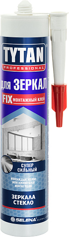 Клей монтажный Tytan Professional, для зеркал, бежевый, 310мл купить в СОМ