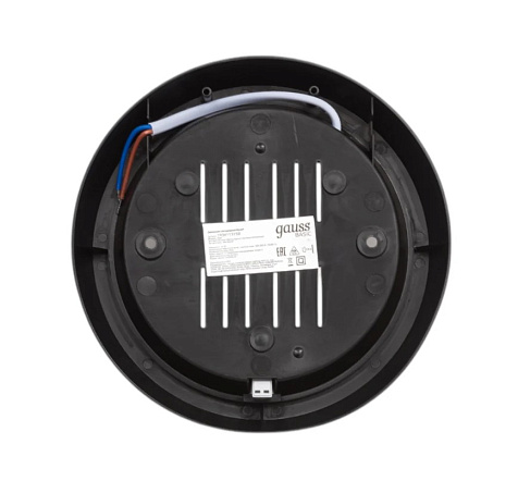 Светильник светодиодн. Gauss BASIC 15W 1425lm 4000K 220-240V IP20 D155*33мм черный круг ЖКХ купить в СОМ