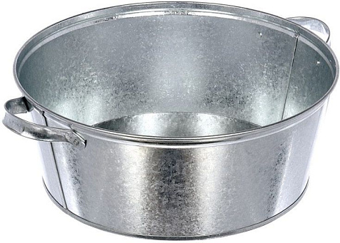 Таз 13л круглый оцинкованный  Магнитогорск купить в СОМ