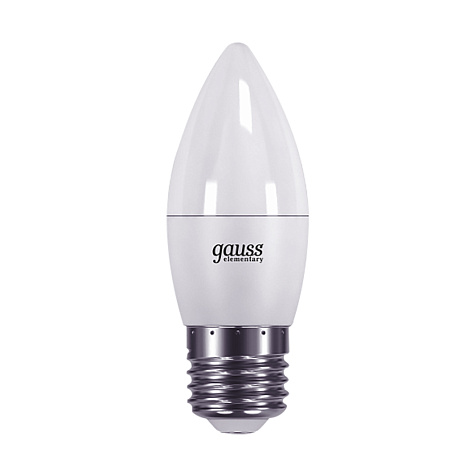 Лампа Gauss Elementary Candle 6W E27 2700K LED LD33216 купить в СОМ