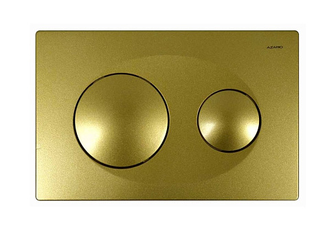 Кнопка для инсталляции Azario AZ-8200-0014, золото матовый круглая купить в СОМ