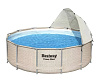 Бассейн каркасный Bestway 561FY 396х107см+фильтр-насос+лестница+тент купить в СОМ