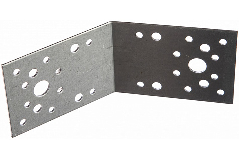 Уголок крепежный под 135гр. 90х90х65 мм, оцинкованный купить в СОМ