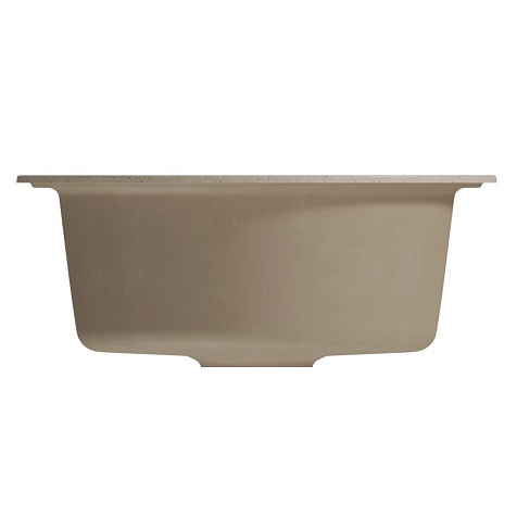 Мойка каменная Mixline ML-GM11, d500 х180 мм, врезная, бежевый купить в СОМ