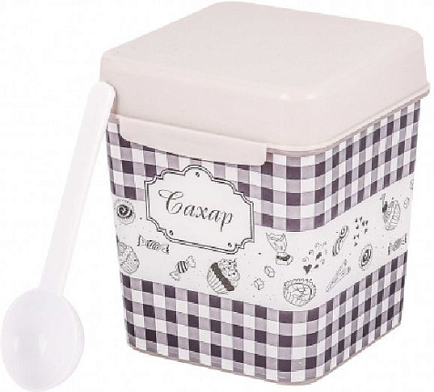 Емкость для сахара Плетёнка с ложкой 1,2л М4831 купить в СОМ