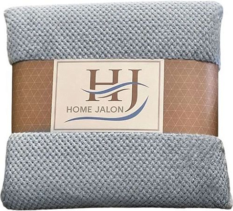Плед Home Jalon Соты 200х220 темно-серый купить в СОМ