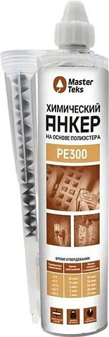Анкер химический MasterTeks PE300, полиэстер, 300 мл купить в СОМ