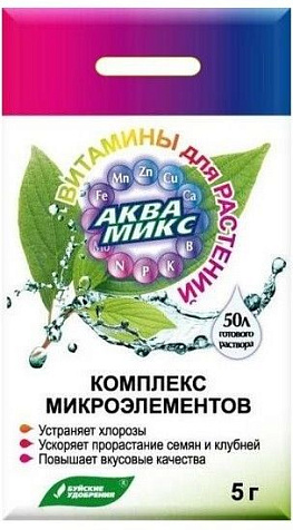 Удобрение БХЗ Аква Микс минеральное д/замачивания семян 5г купить в СОМ