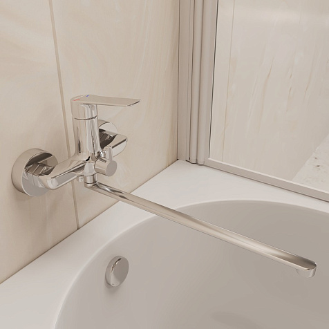 Смеситель для ванны Avrora Globe AV5130, латунь, хром купить в СОМ