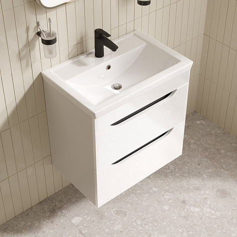 Тумба-умывальник подвесная Iddis Ray RAY60W0i95K 60, с раковиной 4076000i28 купить в СОМ