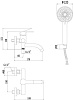 Смеситель для ванны Fmark FS8206C, нержавеющая сталь, золото купить в СОМ
