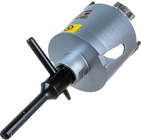 Коронка алмазная по бетону Hilberg Laser, SDS-plus, 72мм купить в СОМ