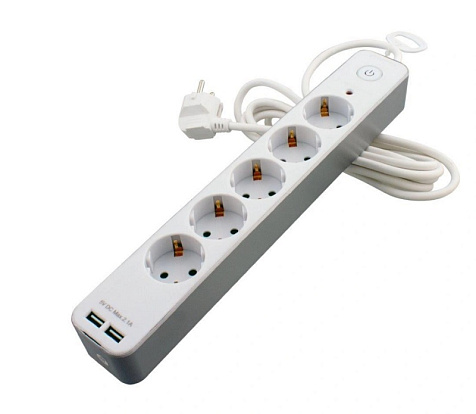 Удлинитель СТАРТ SP 5x3, 2 USB, 5 гнёзд, 3м купить в СОМ