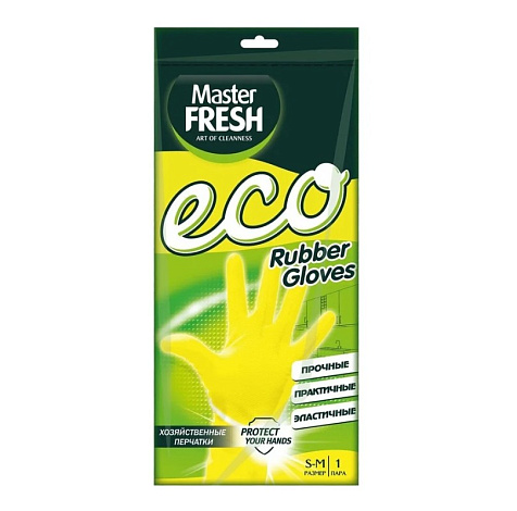 Перчатки Master Fresh латексные с хлопком S/M купить в СОМ