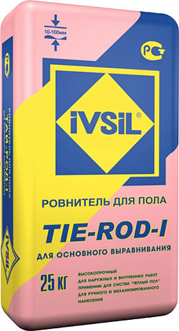 Ровнитель IVSIL TIE-ROD-I, цементный, 25 кг купить в СОМ