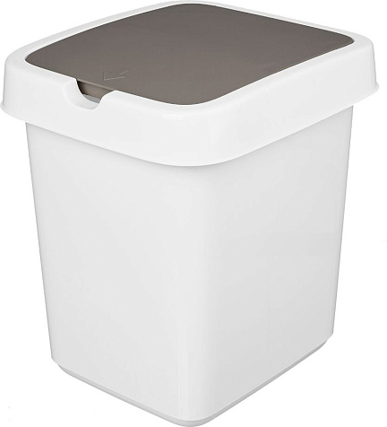 Ведро для мусора Tule 14л светло серое купить в СОМ